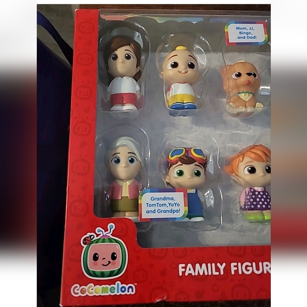 *BRAND NEW* COCO MELON COCOMELON Official 3" Family Figure 8 Pack Toys Age 3+ - Picture 2 of 9